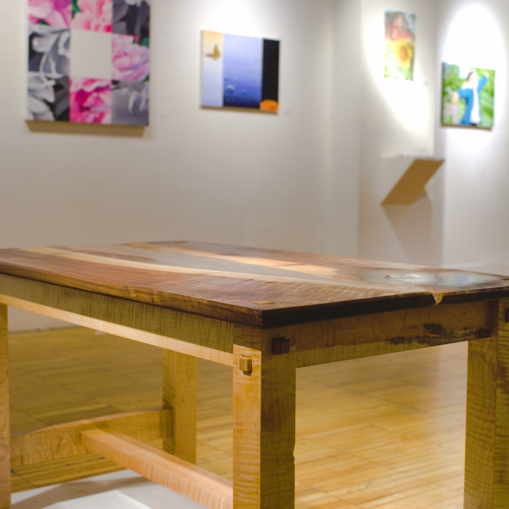 Epoxy coffee table